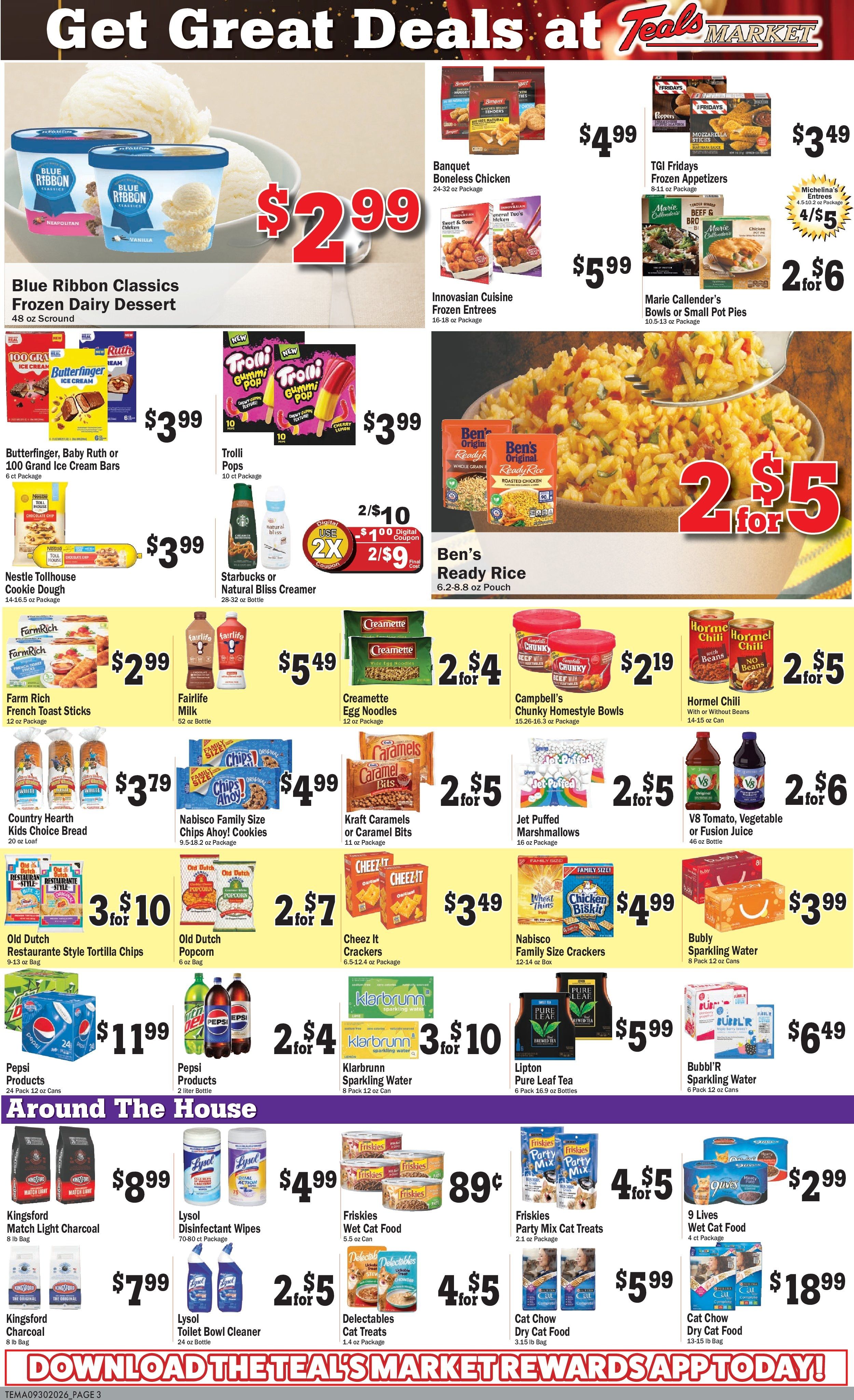 Teal's Market (Isle, Milaca and Paynesville, MN) Weekly Ad September 30 - October 6, 2026