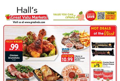 Hall's Great Valu Weekly Ad September 30 - October 6, 2026