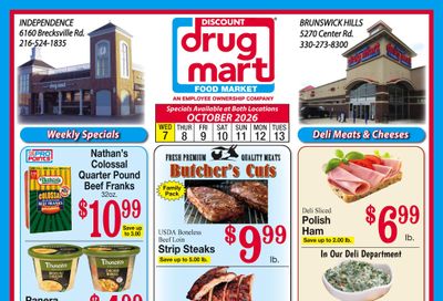 Discount Drug Mart (Ohio) Weekly Ad October 7 - 13, 2026