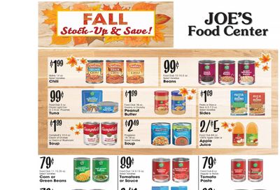 Joe's Food Center Weekly Ad September 30 - October 6, 2026