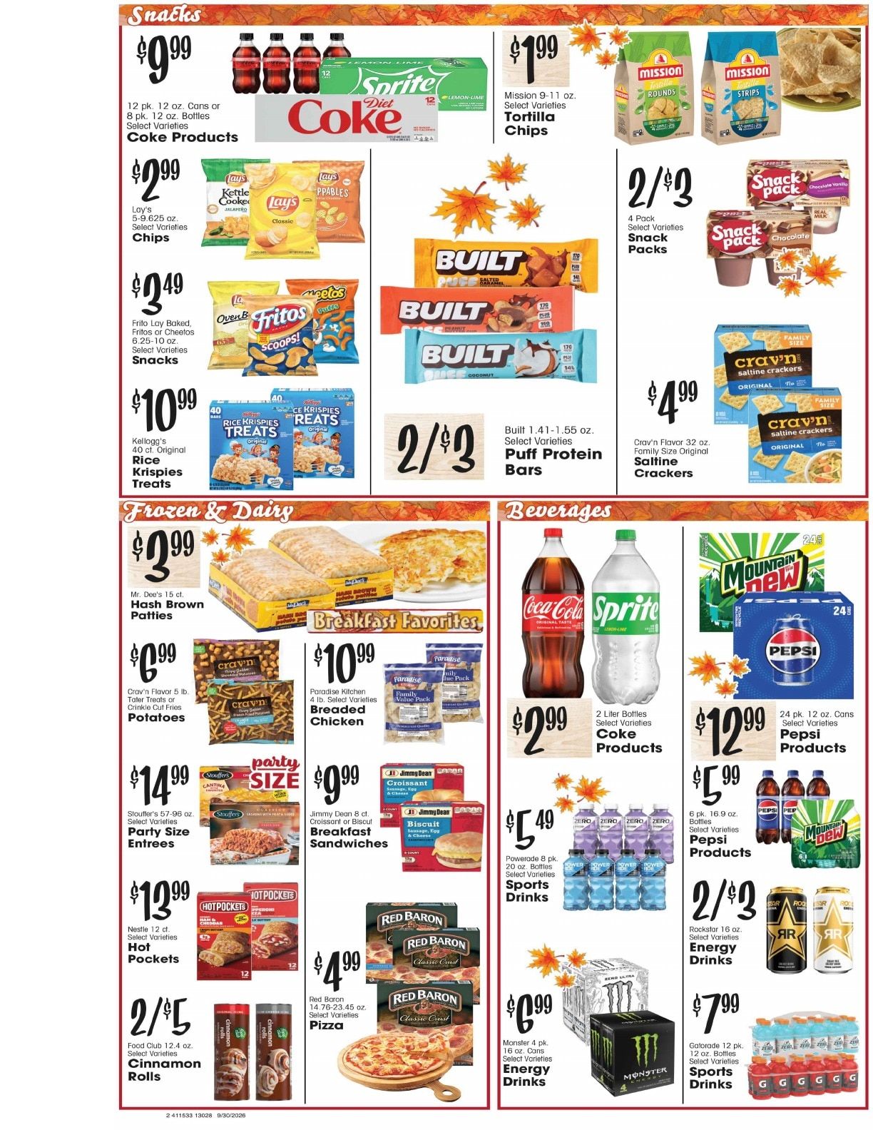 Joe's Food Center Weekly Ad September 30 - October 6, 2026