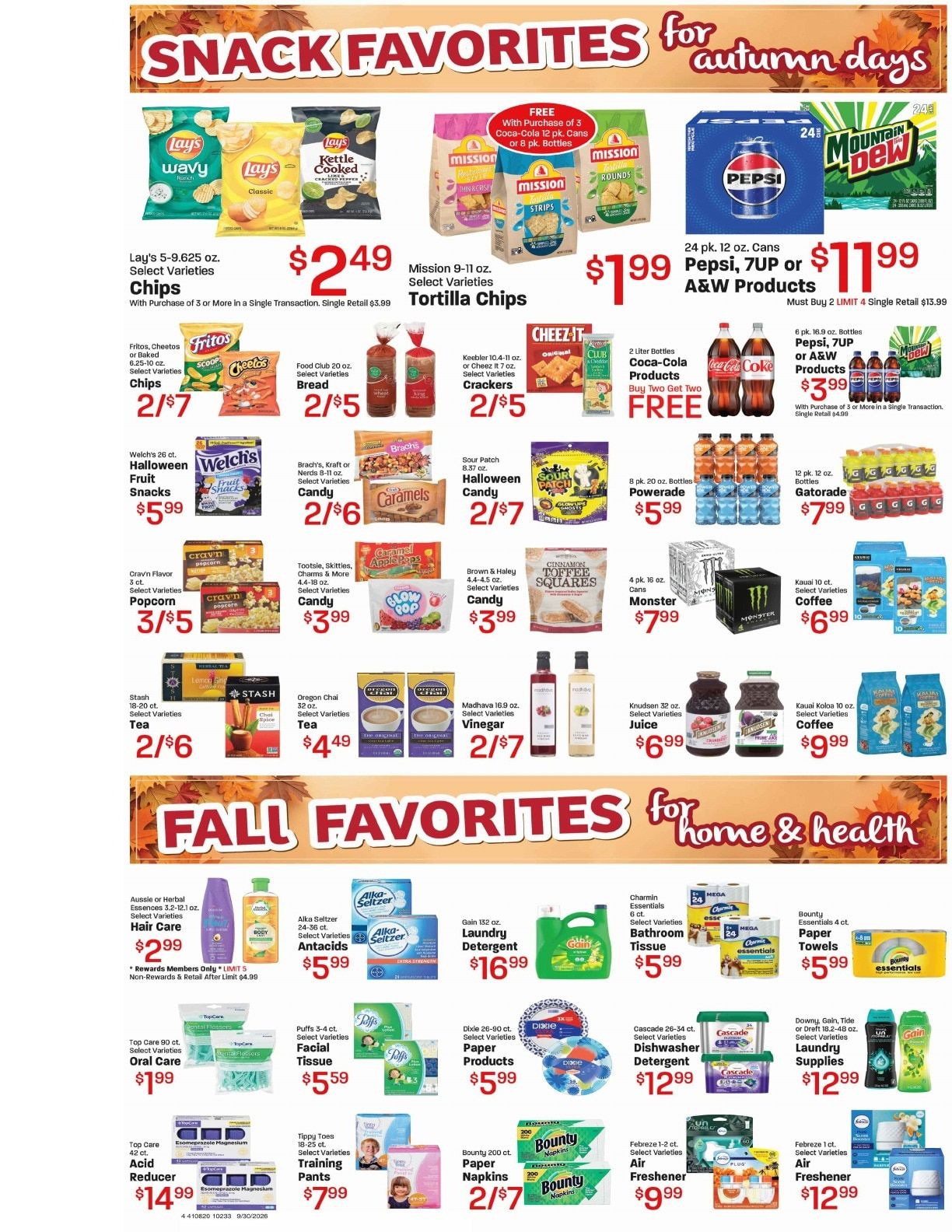 Benedict's Market Weekly Ad September 30 - October 6, 2026
