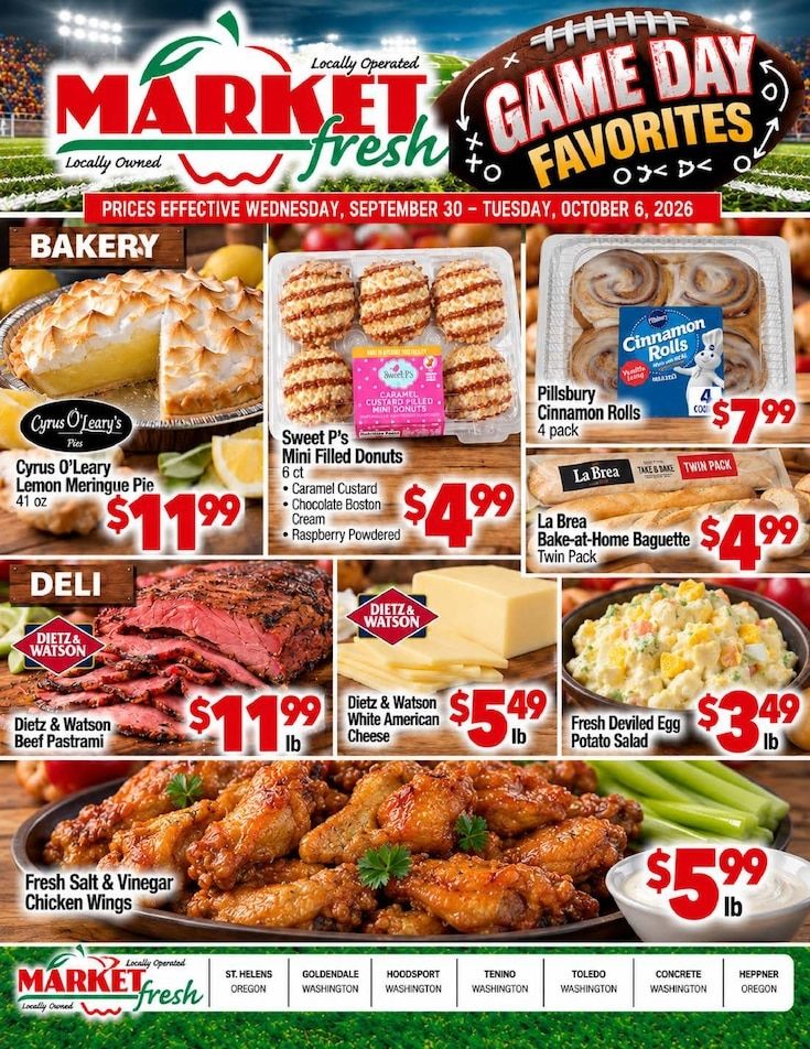 Goldendale Market Fresh Weekly Ad September 30 - October 6, 2026