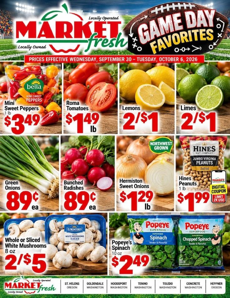 Goldendale Market Fresh Weekly Ad September 30 - October 6, 2026