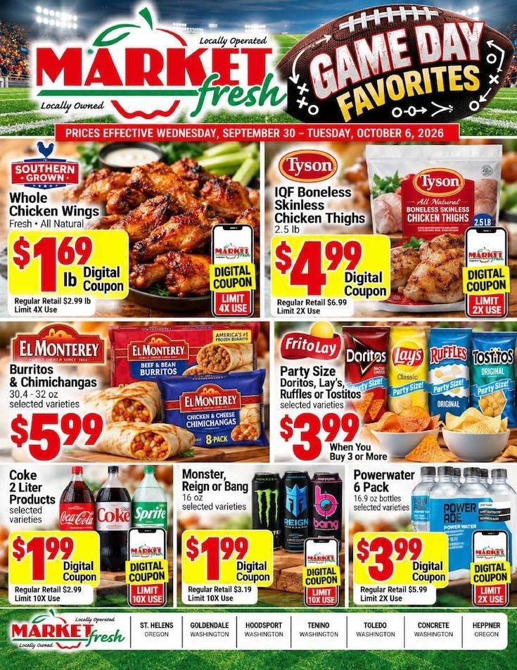 Goldendale Market Fresh Weekly Ad September 30 - October 6, 2026