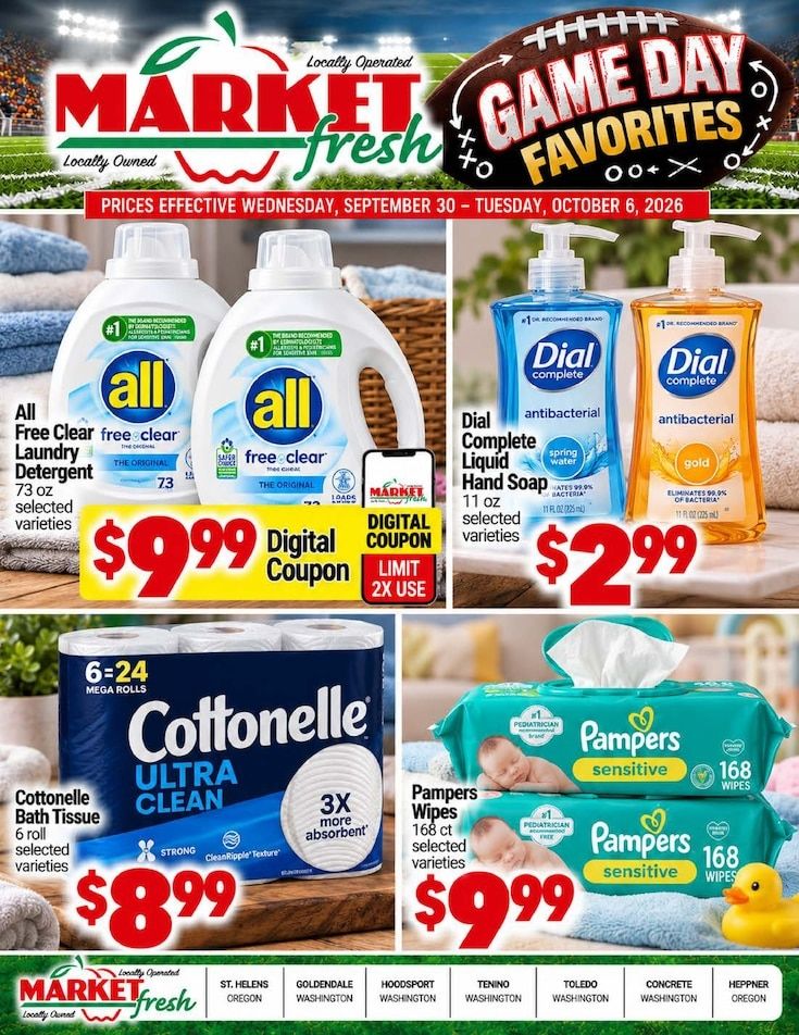 Goldendale Market Fresh Weekly Ad September 30 - October 6, 2026