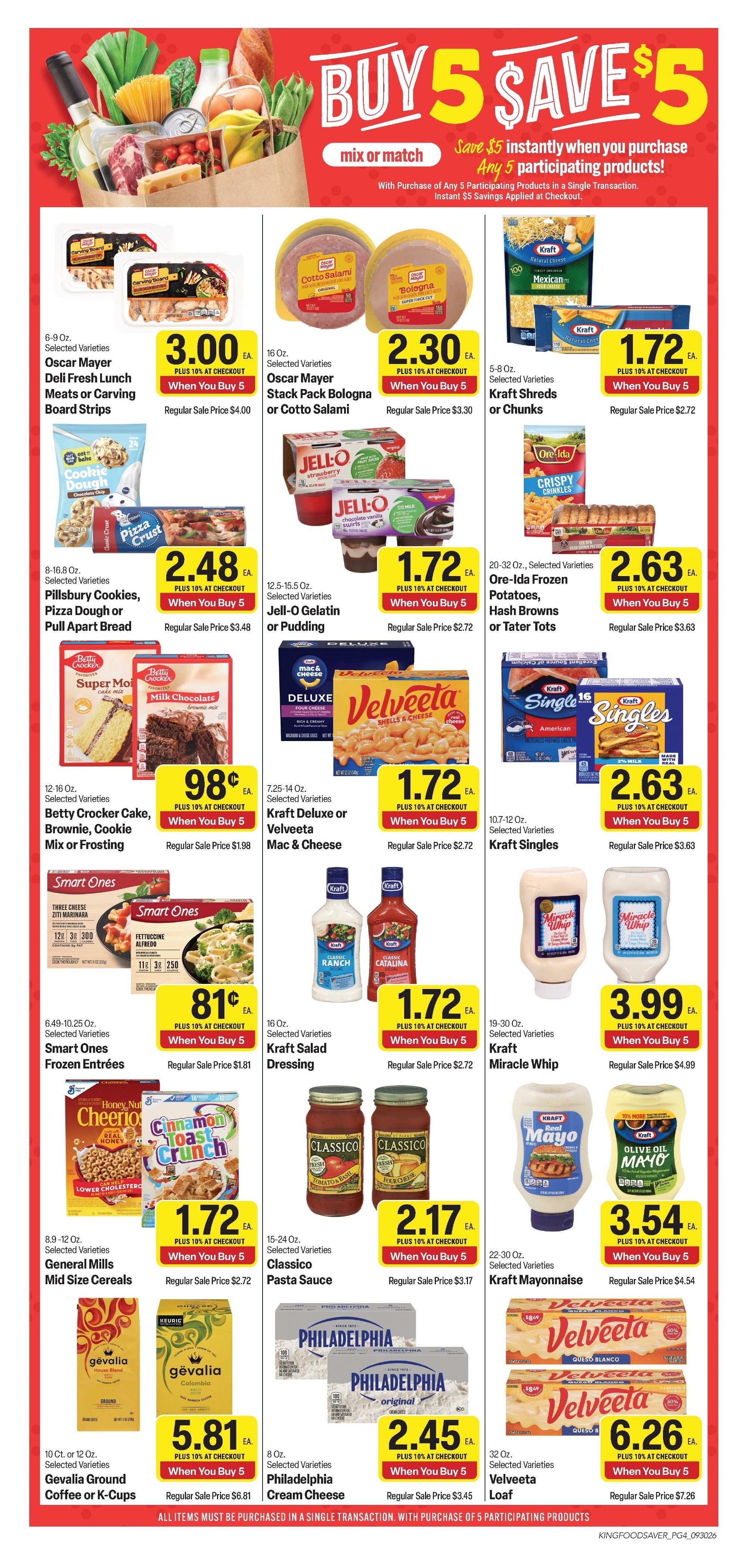 King Cash Saver (Parsons, KS) Weekly Ad September 30 - October 13, 2026