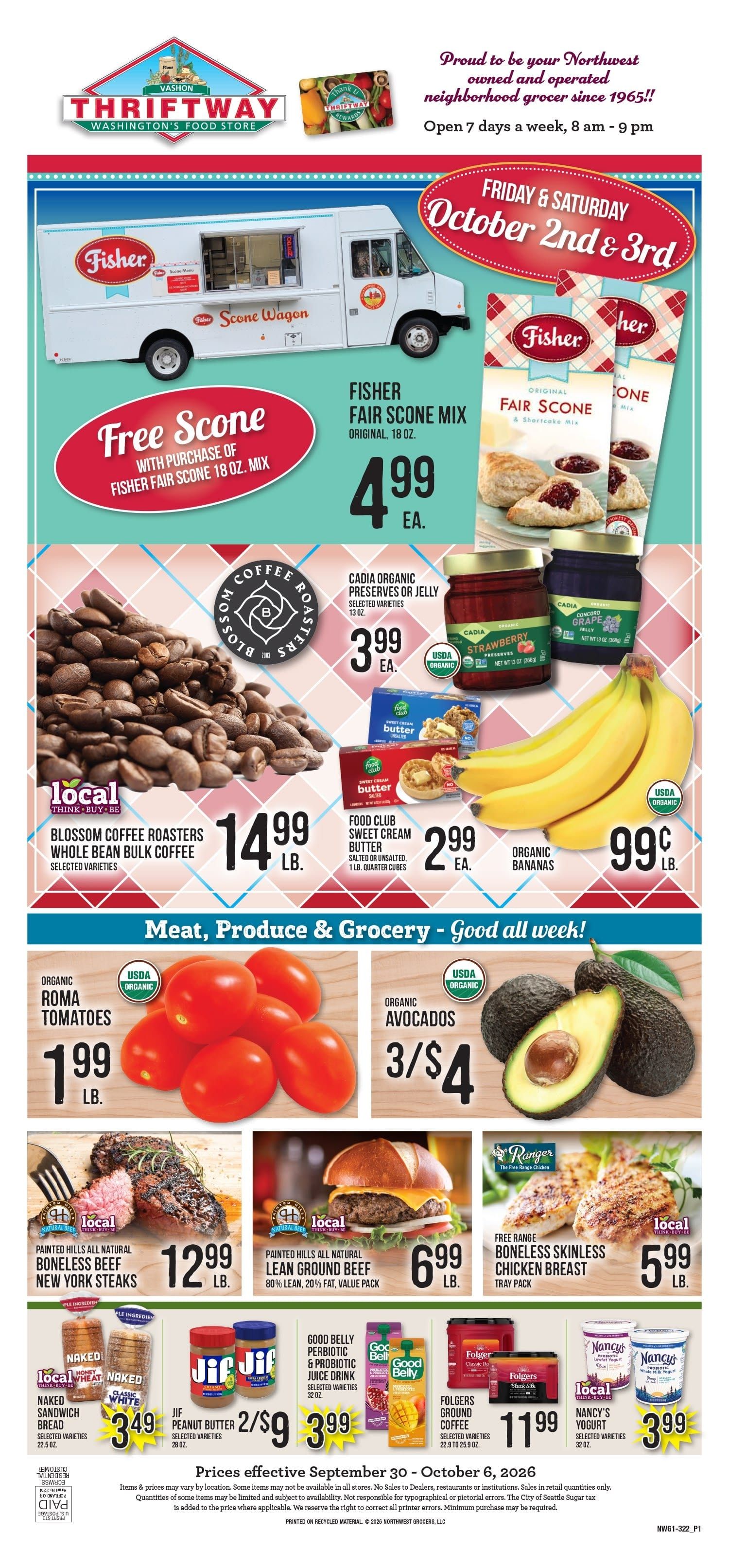 Vashon Thriftway Weekly Ad September 30 - October 6, 2026
