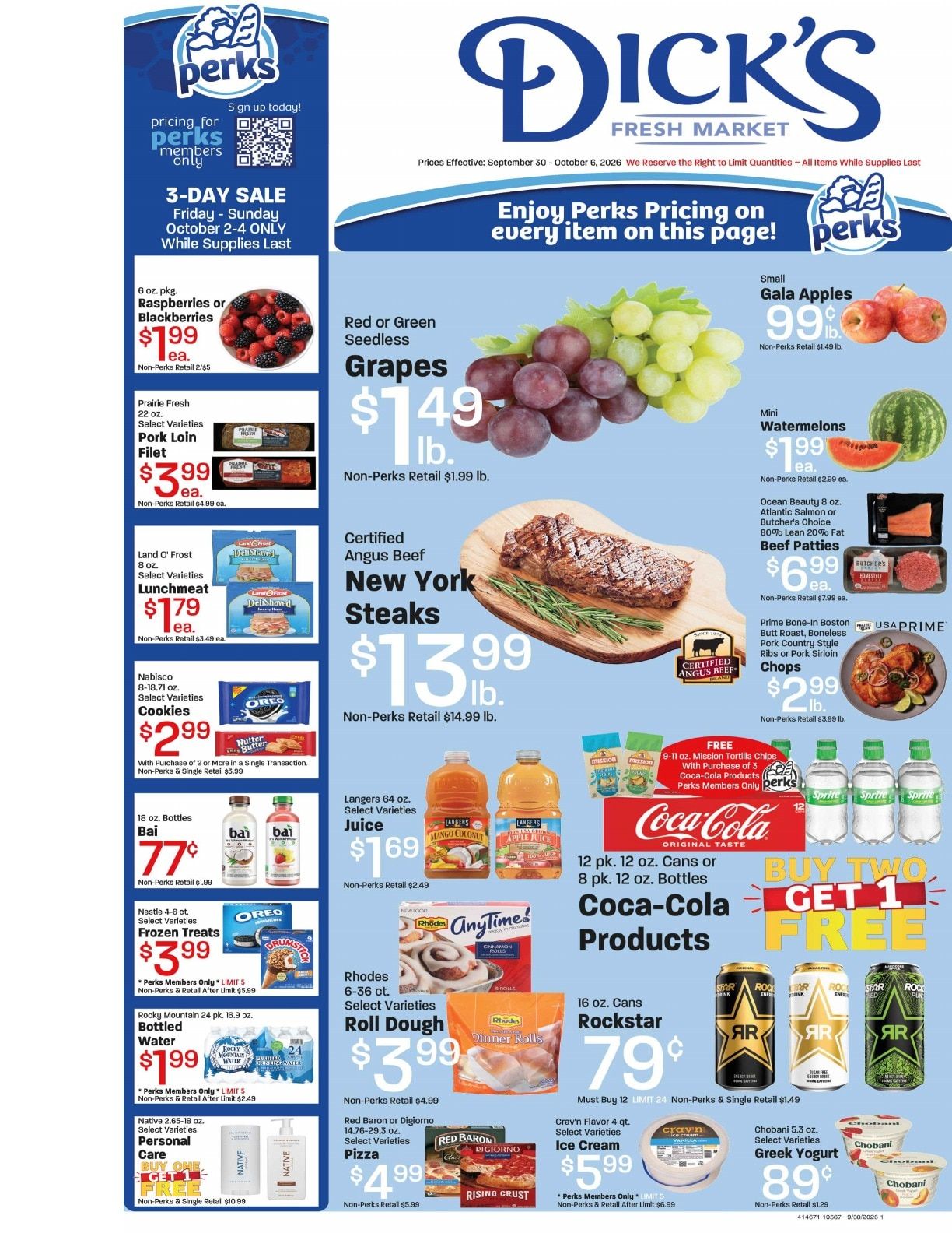 Dick's Market (Bountiful, UT) Weekly Ad September 30 - October 6, 2026