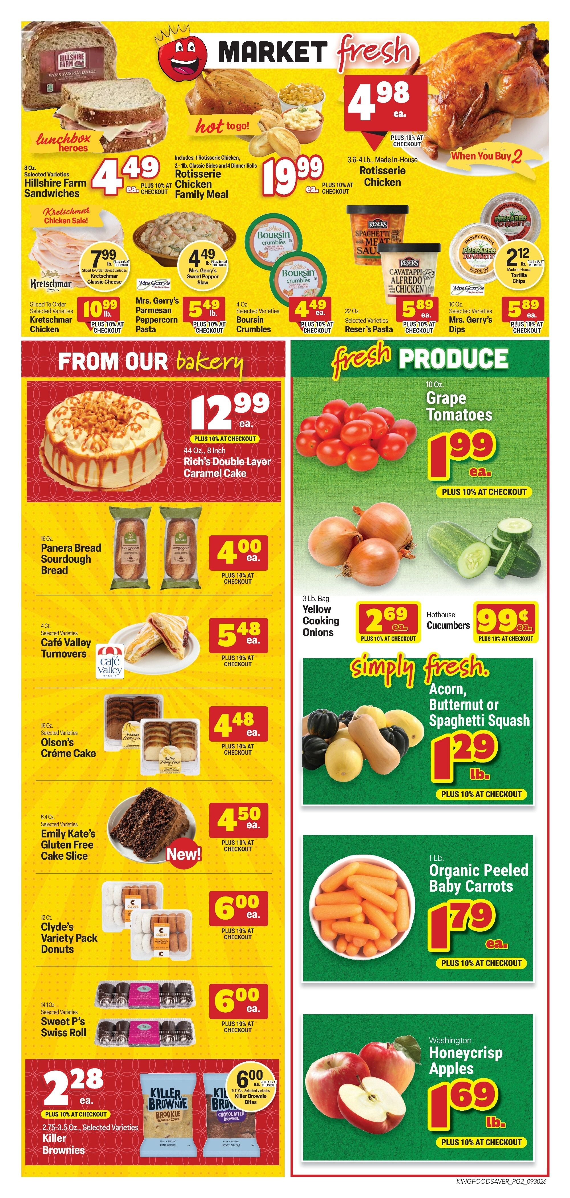 King Food Saver (Aurora and Cassville, MO) Weekly Ad September 30 - October 13, 2026