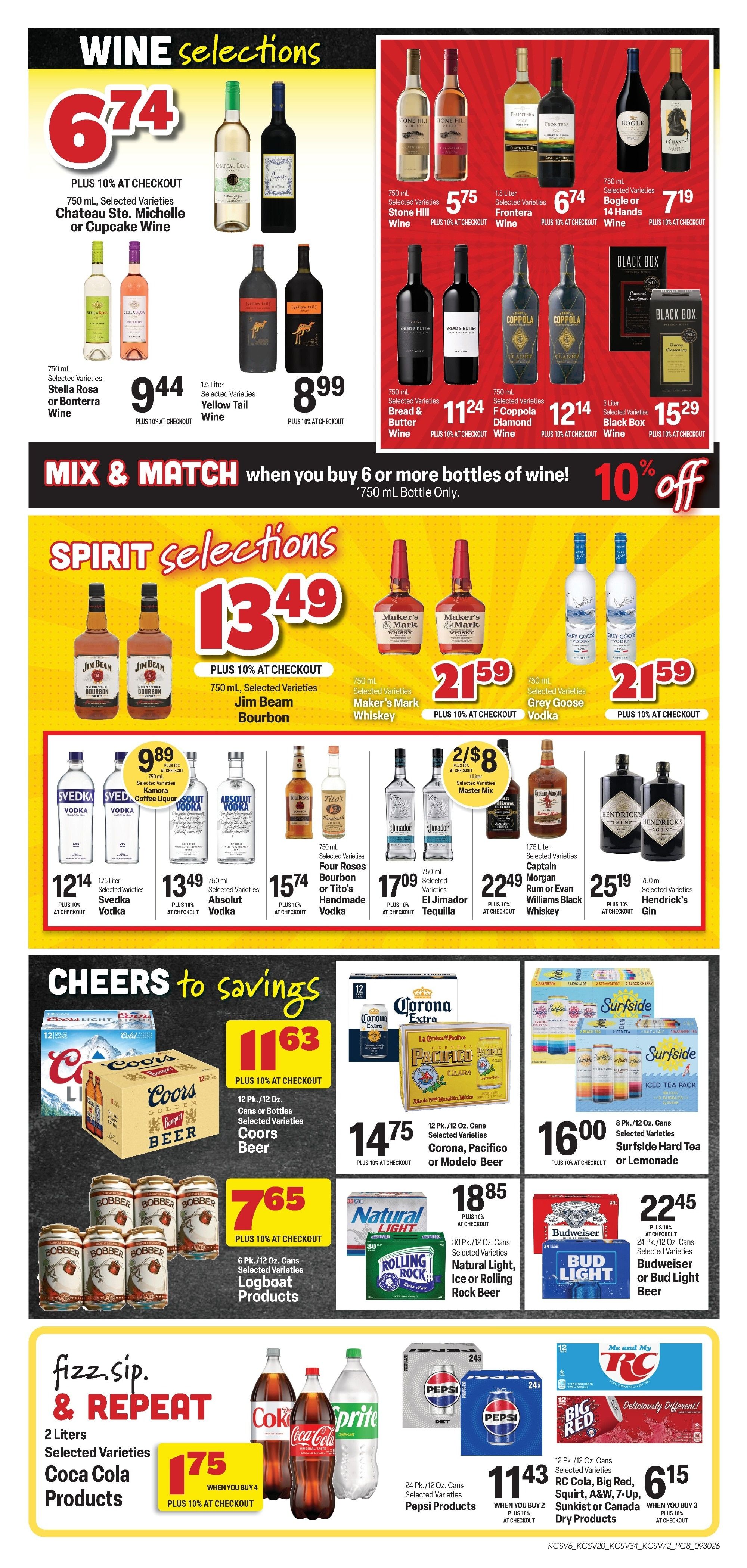 King Food Saver (Branson West and Springfield, MO) Weekly Ad September 30 - October 13, 2026
