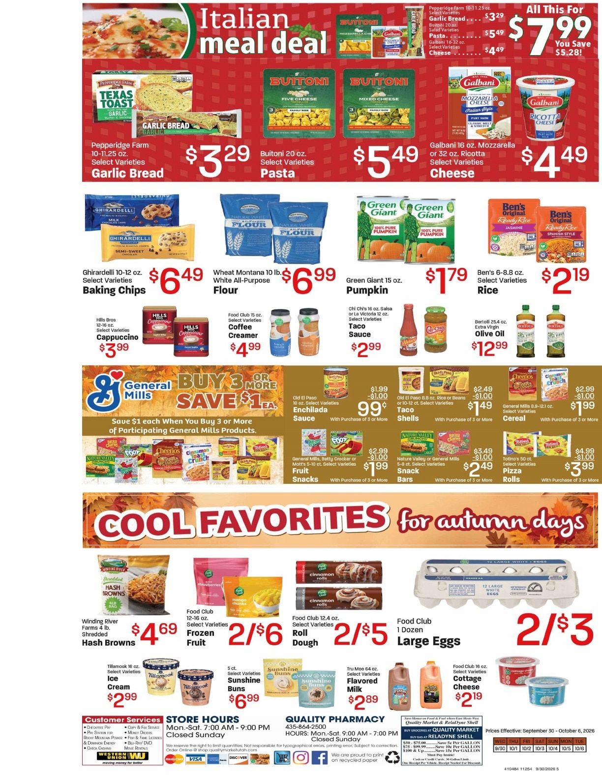 Quality Market Weekly Ad September 30 - October 6, 2026