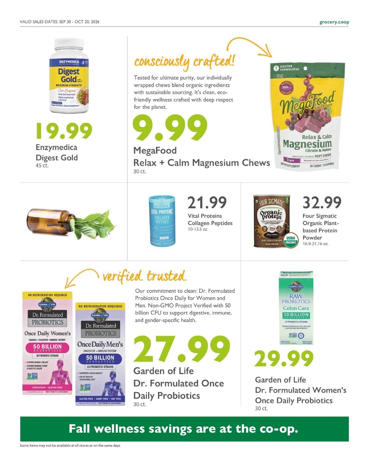City Center Market Co+op Deals Weekly Ad September 30 - October 20, 2026