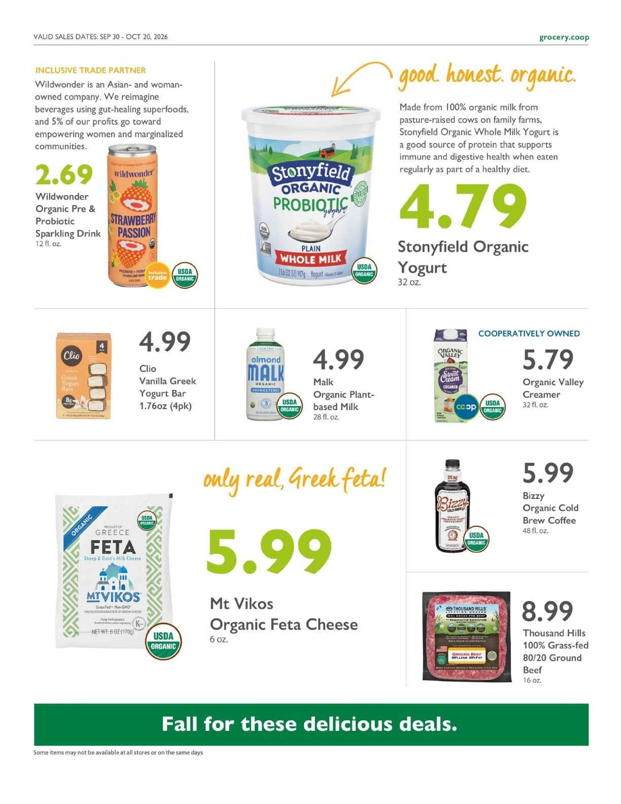 City Center Market Co+op Deals Weekly Ad September 30 - October 20, 2026