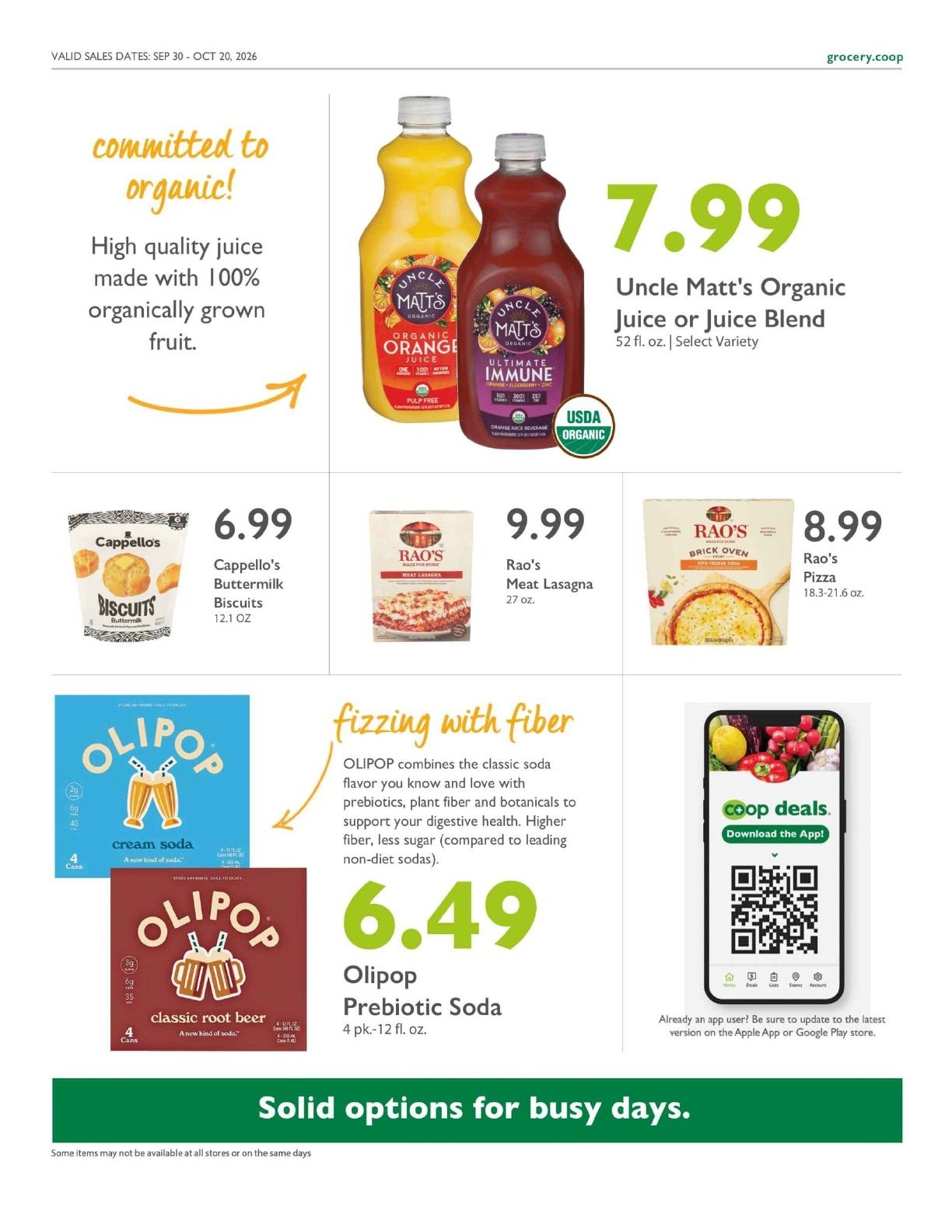 City Center Market Co+op Deals Weekly Ad September 30 - October 20, 2026