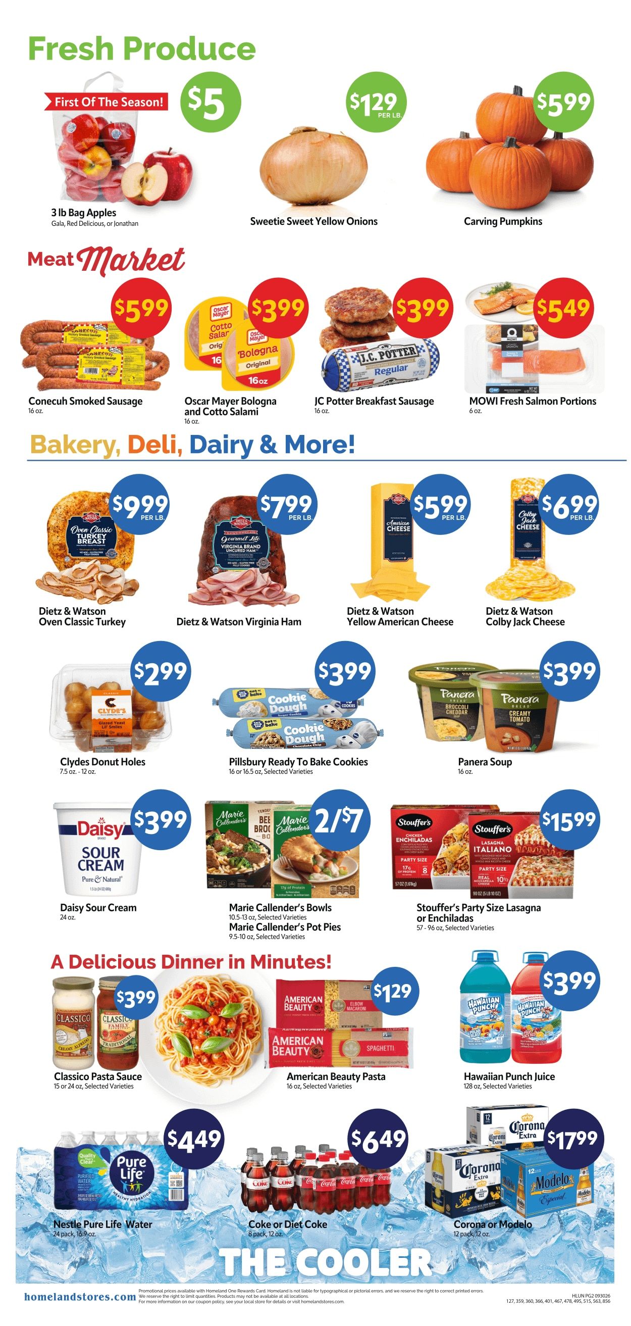 Homeland Stores (Bartlesville and Nowata, OK) Weekly Ad September 30 - October 6, 2026