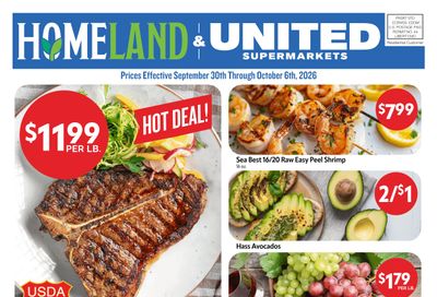 Homeland Stores (Haskell, OK) Weekly Ad September 30 - October 6, 2026