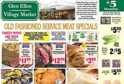 Glen Ellen Village Market Weekly Ad September 30 - October 6, 2026