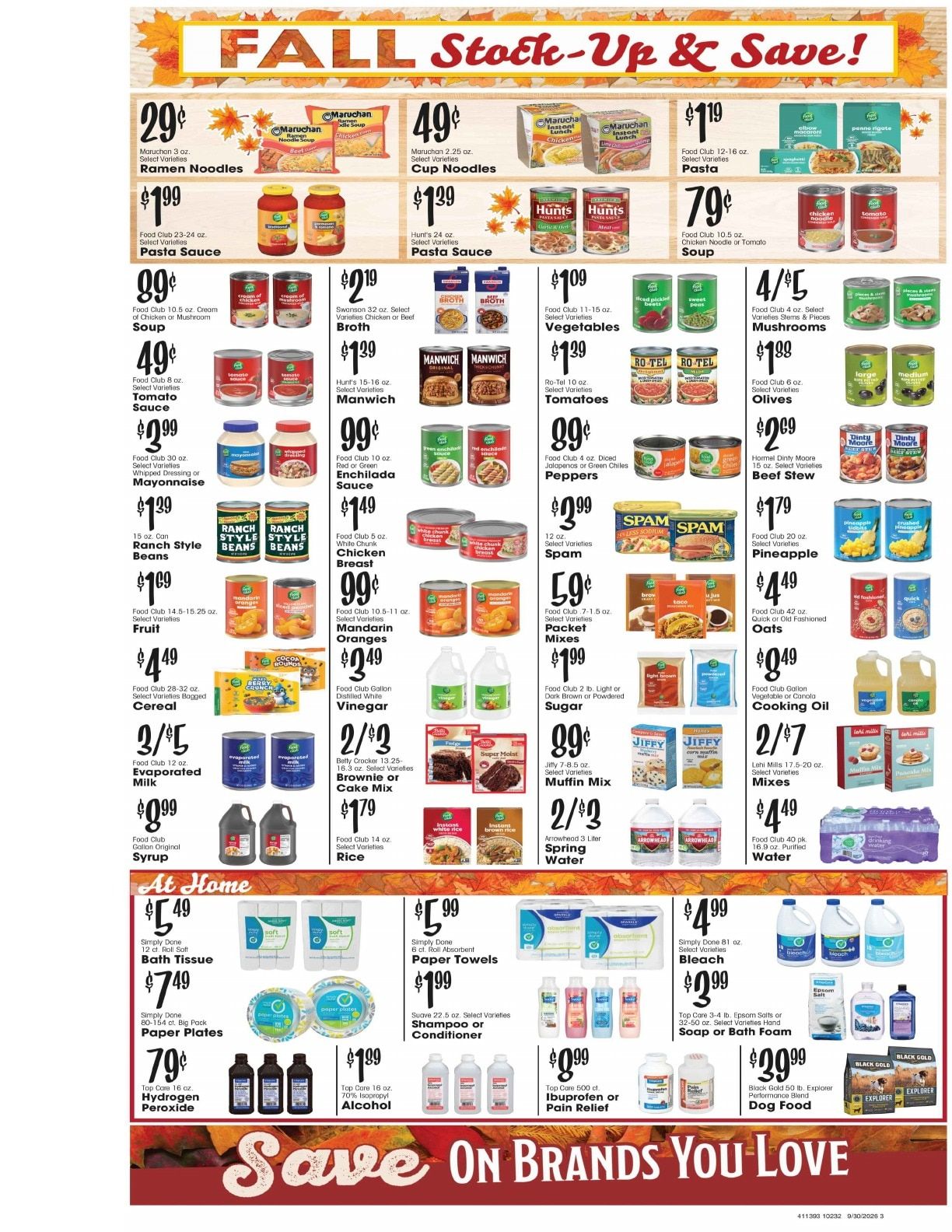 Cedaredge Foodtown (Cedaredge, CO) Weekly Ad September 30 - October 6, 2026