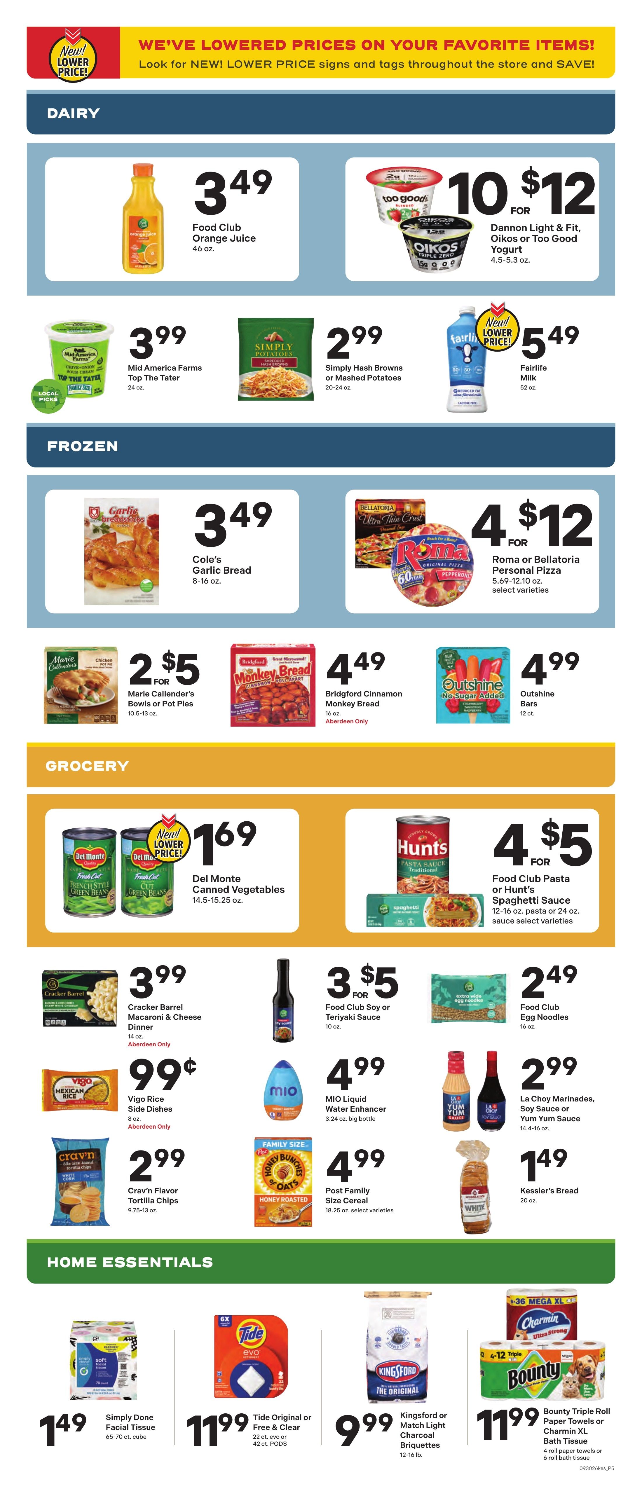 Kessler's Grocery Weekly Ad September 30 - October 6, 2026