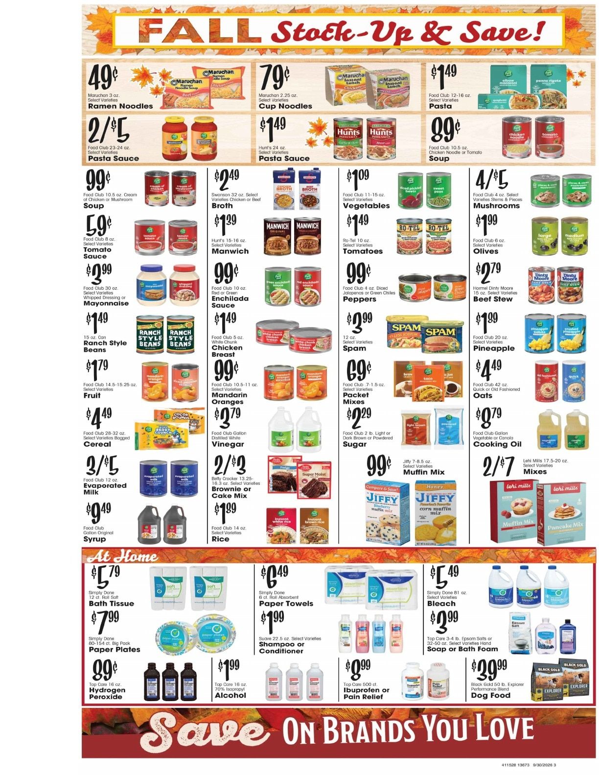 D's Supermarket (Stanford, MT) Weekly Ad September 30 - October 6, 2026
