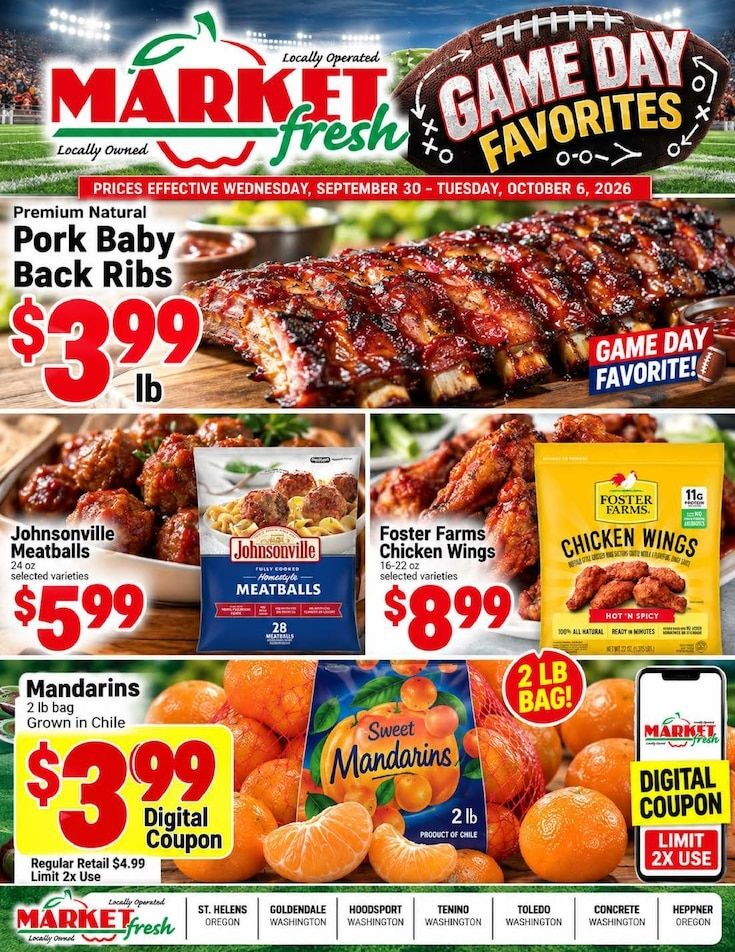 Concrete Market Fresh Weekly Ad September 30 - October 6, 2026