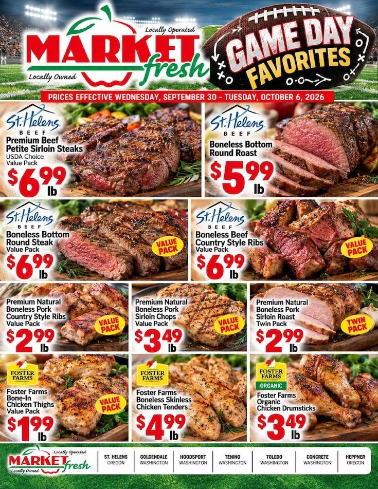 Concrete Market Fresh Weekly Ad September 30 - October 6, 2026