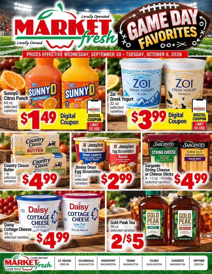 Concrete Market Fresh Weekly Ad September 30 - October 6, 2026