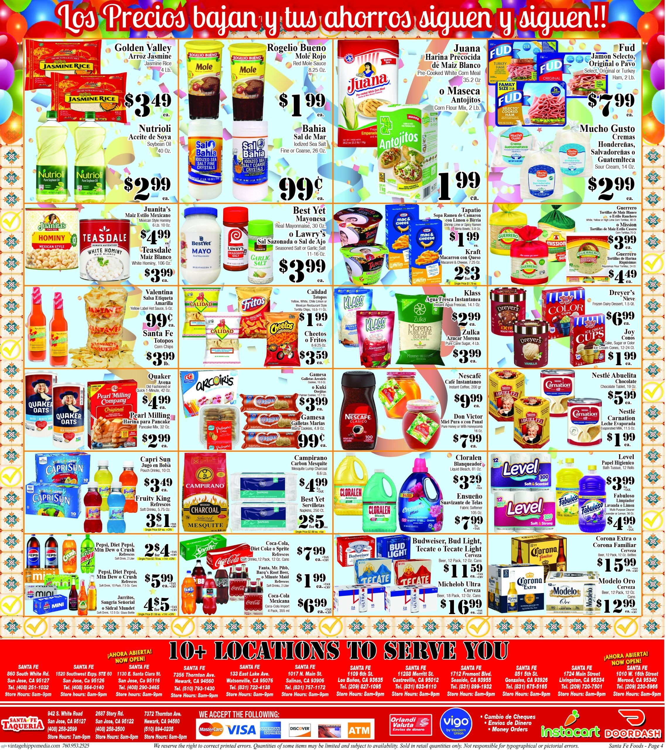 Santa Fe Foods Weekly Ad September 30 - October 6, 2026
