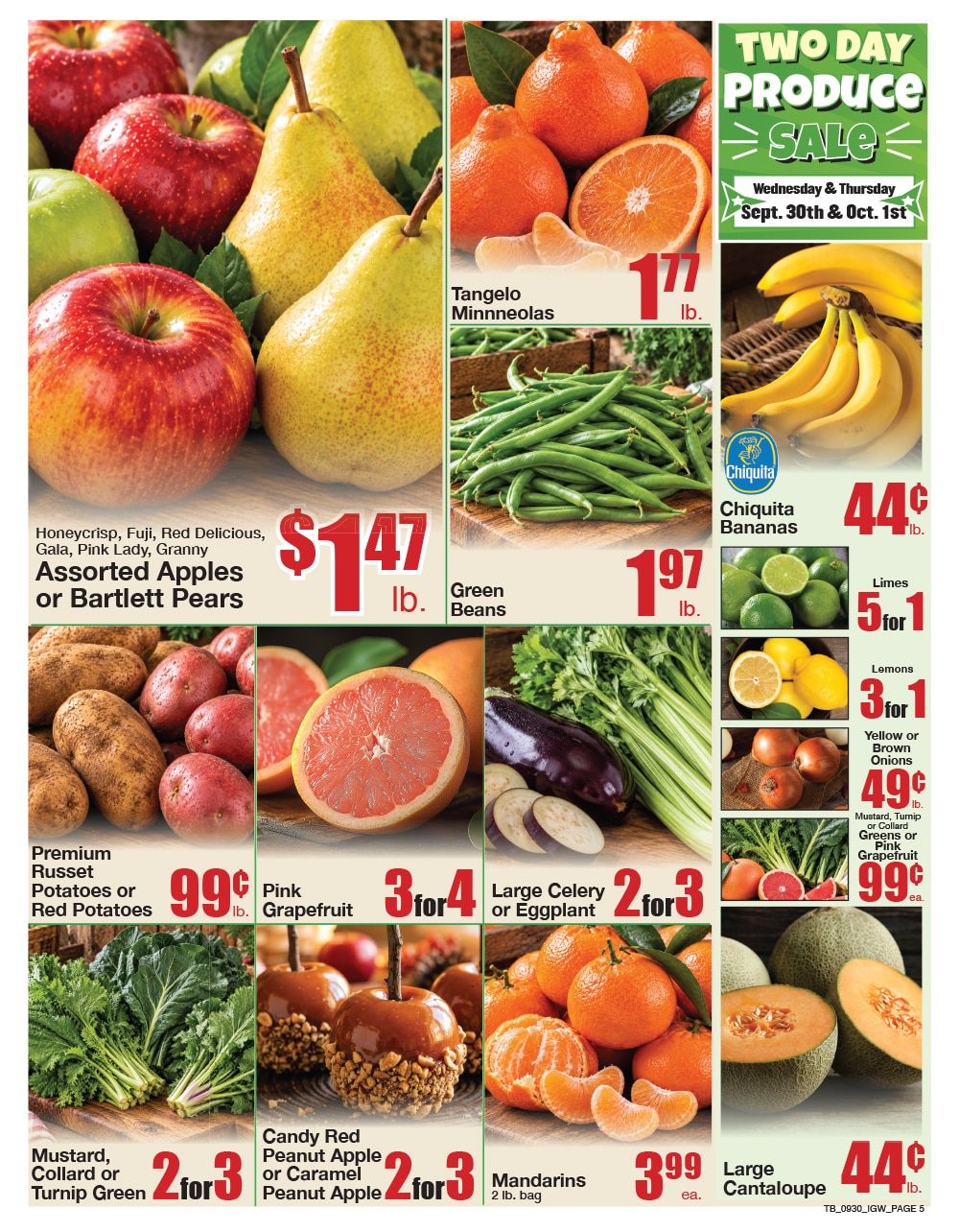 Garrett's IGA Weekly Ad September 30 - October 6, 2026