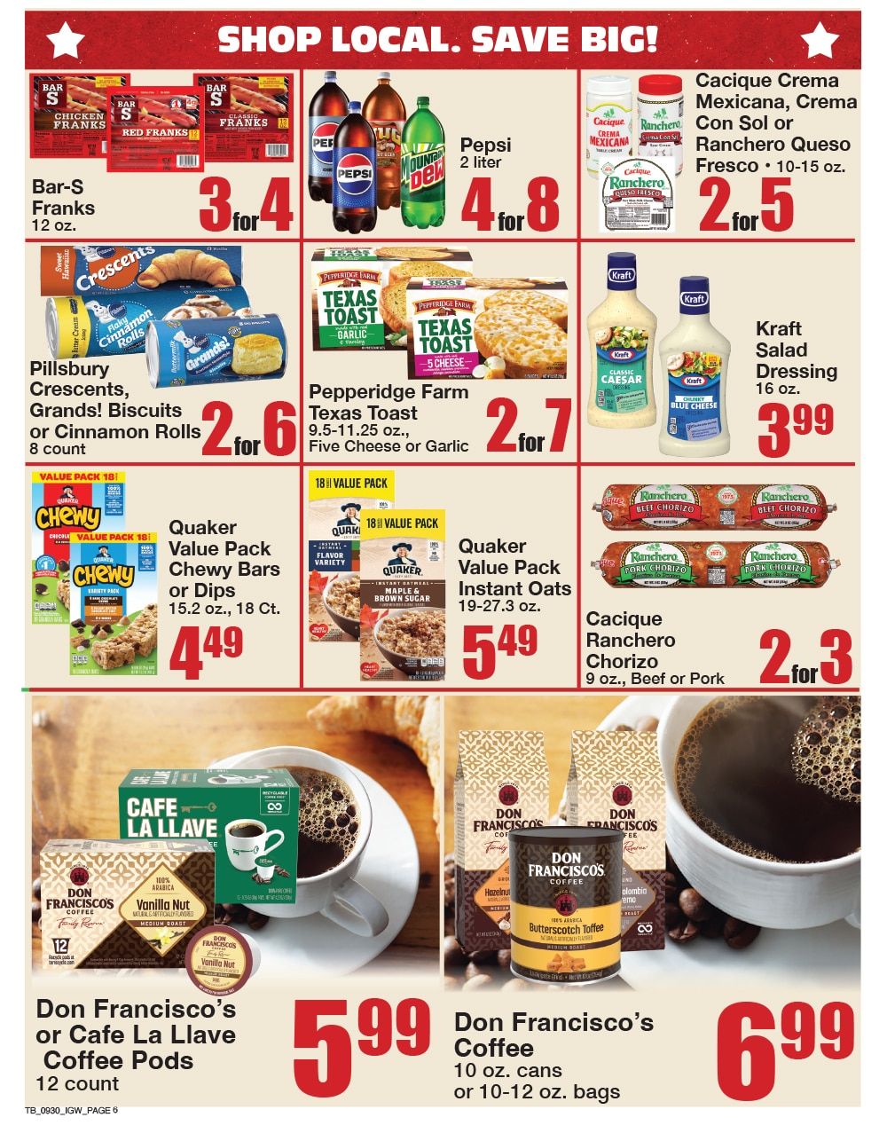 Garrett's IGA Weekly Ad September 30 - October 6, 2026