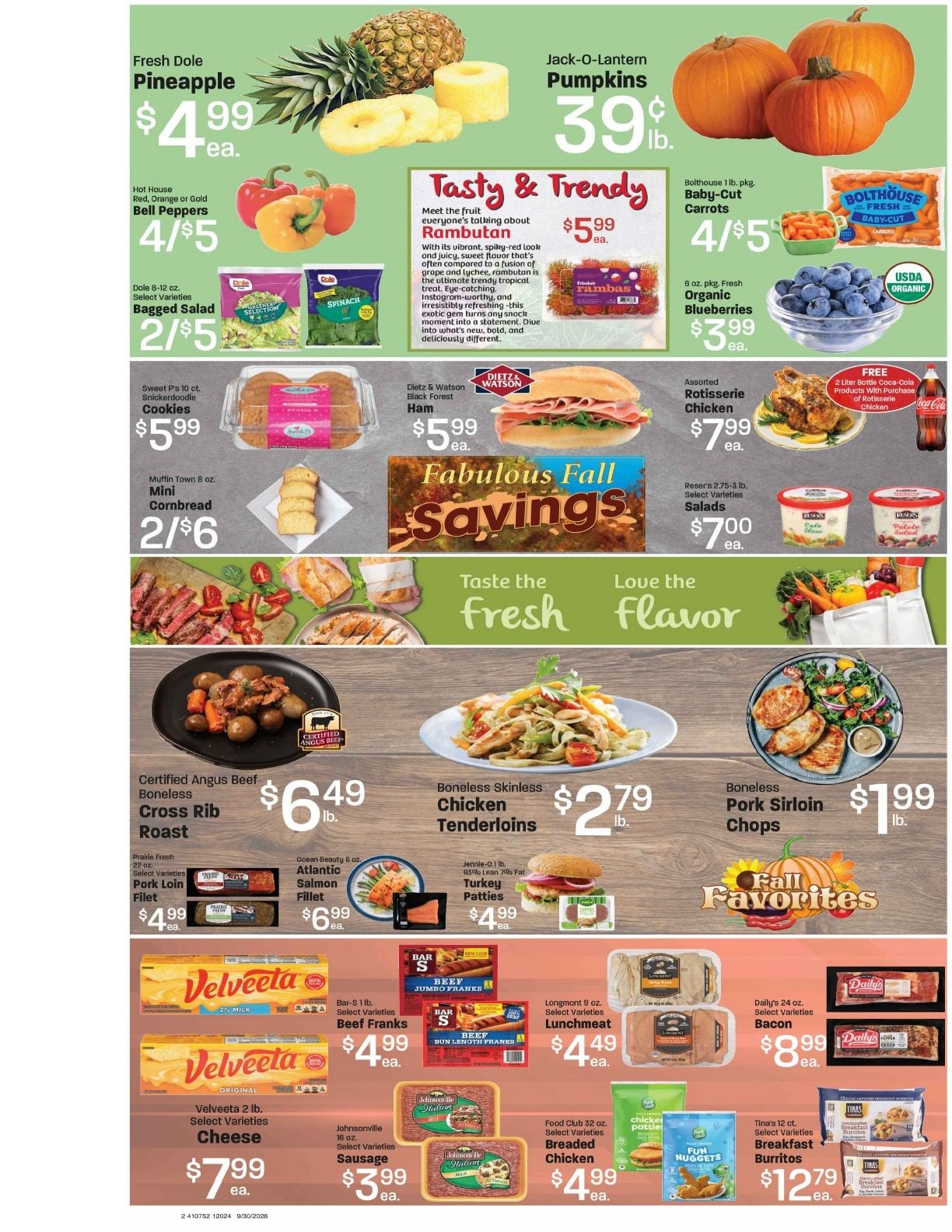 Honey's Marketplace (260 East 300 South, Kanab, UT) Weekly Ad September 30 - October 6, 2026