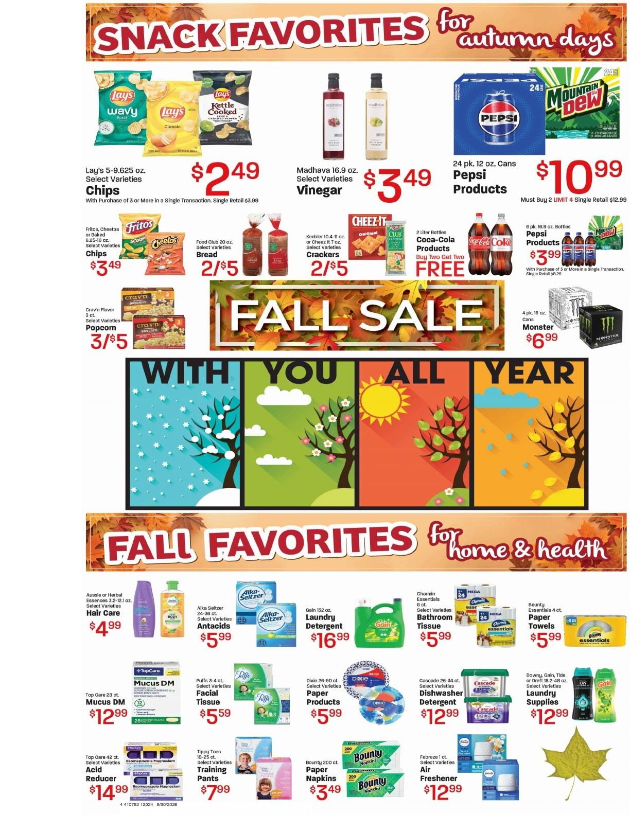 Honey's Marketplace (260 East 300 South, Kanab, UT) Weekly Ad September 30 - October 6, 2026