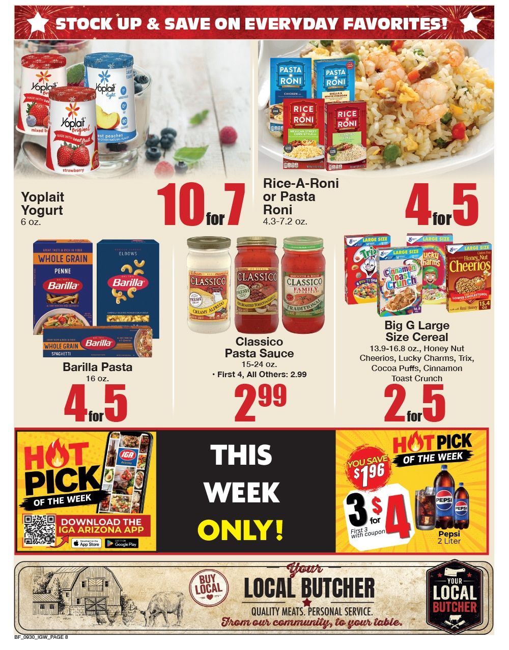 Butcher & Farmer Market Weekly Ad September 30 - October 6, 2026