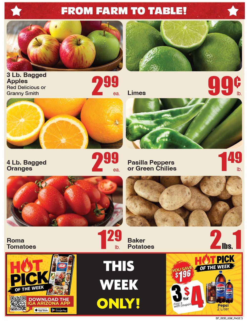 Butcher & Farmer Market Weekly Ad September 30 - October 6, 2026