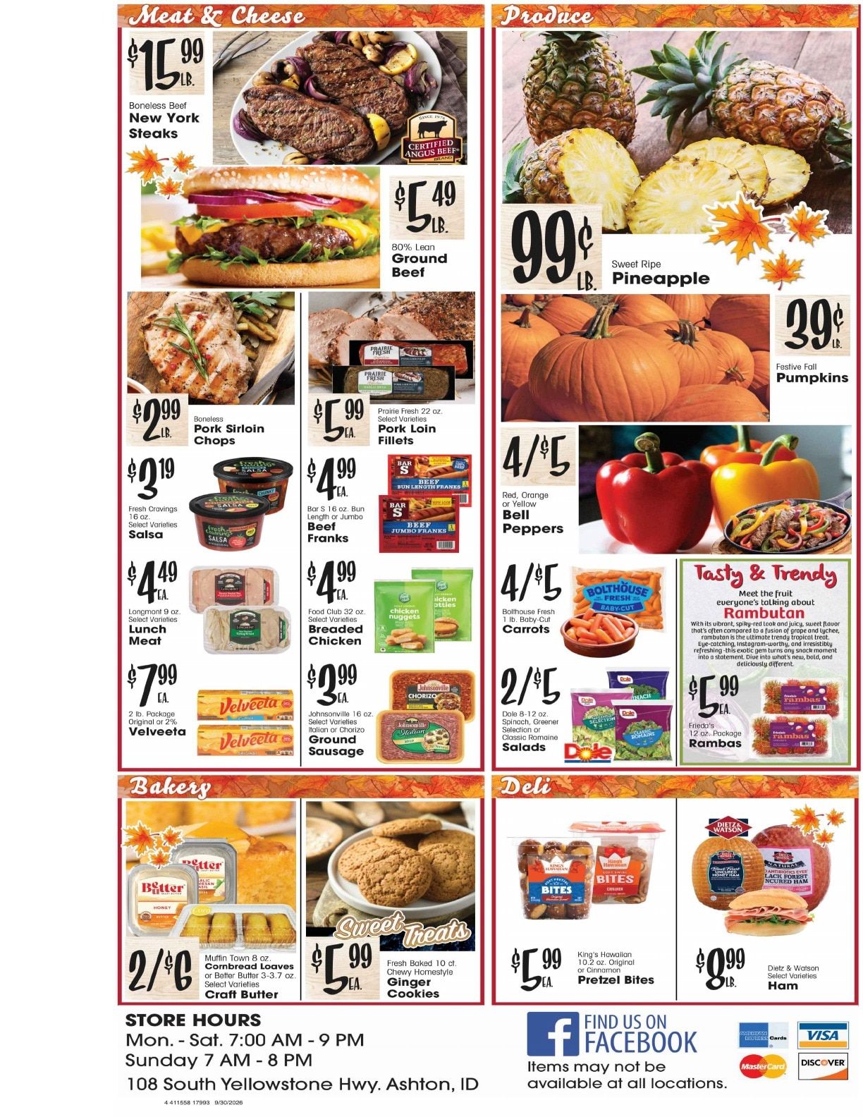 Dave's Jubilee Weekly Ad September 30 - October 6, 2026