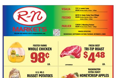 R-N Market Weekly Ad September 30 - October 6, 2026