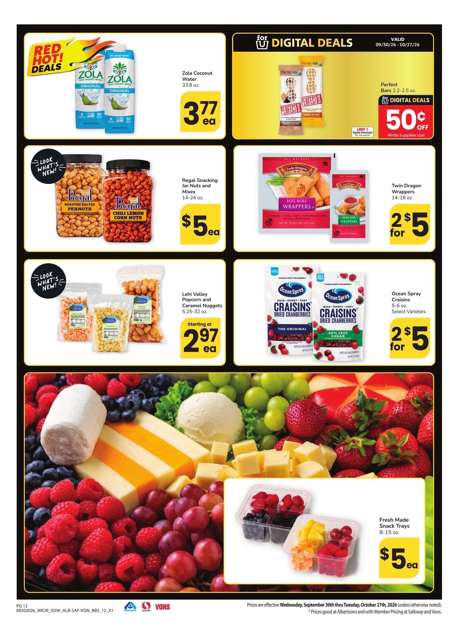 Safeway Big Book of Savings Weekly Ad September 30 - October 27, 2026