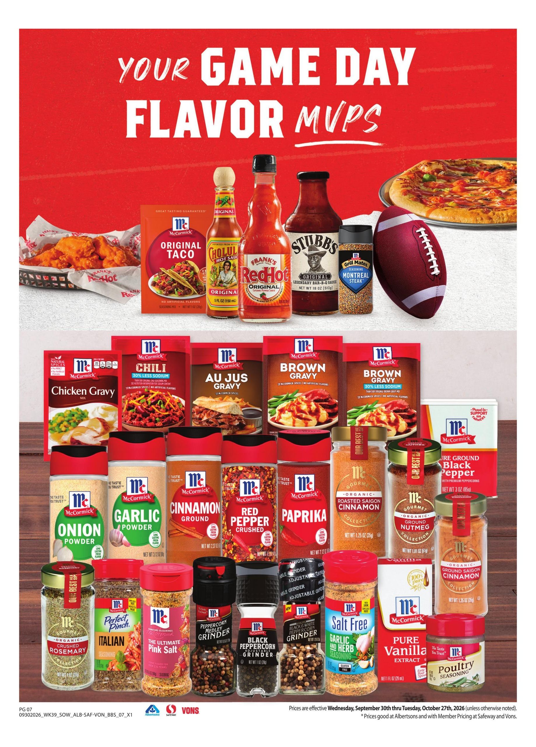 Safeway Big Book of Savings Weekly Ad September 30 - October 27, 2026