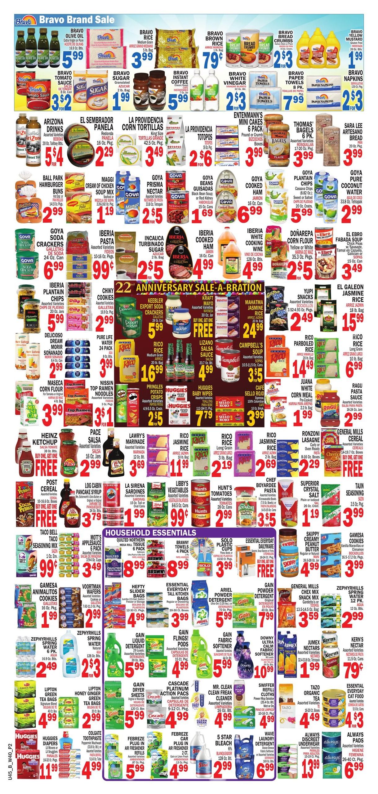Bravo Supermarket (Clearwater Area, FL) Bravo Florida Weekly Weekly Ad October 1 - 7, 2026