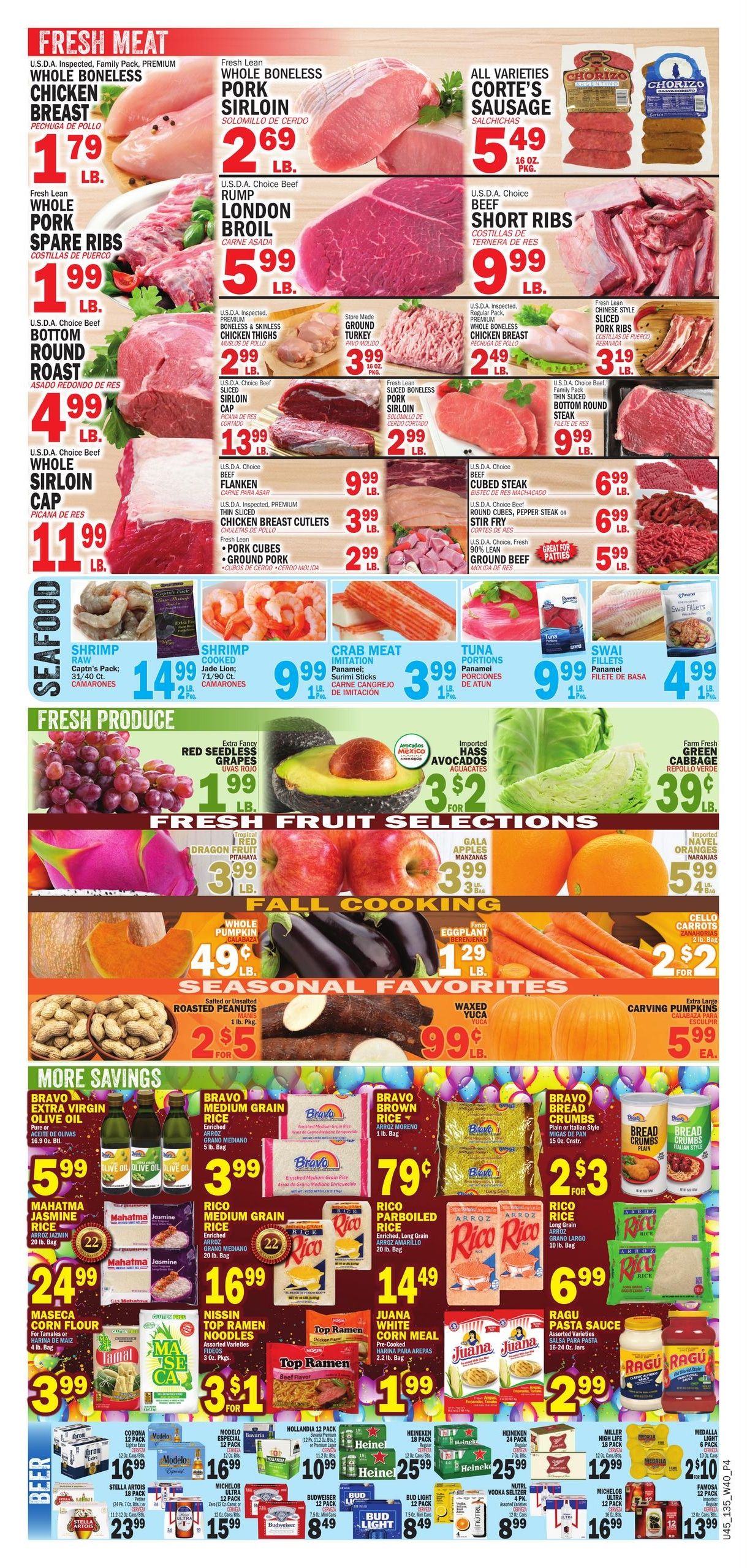 Bravo Supermarket (Clearwater Area, FL) Bravo Florida Weekly Weekly Ad October 1 - 7, 2026