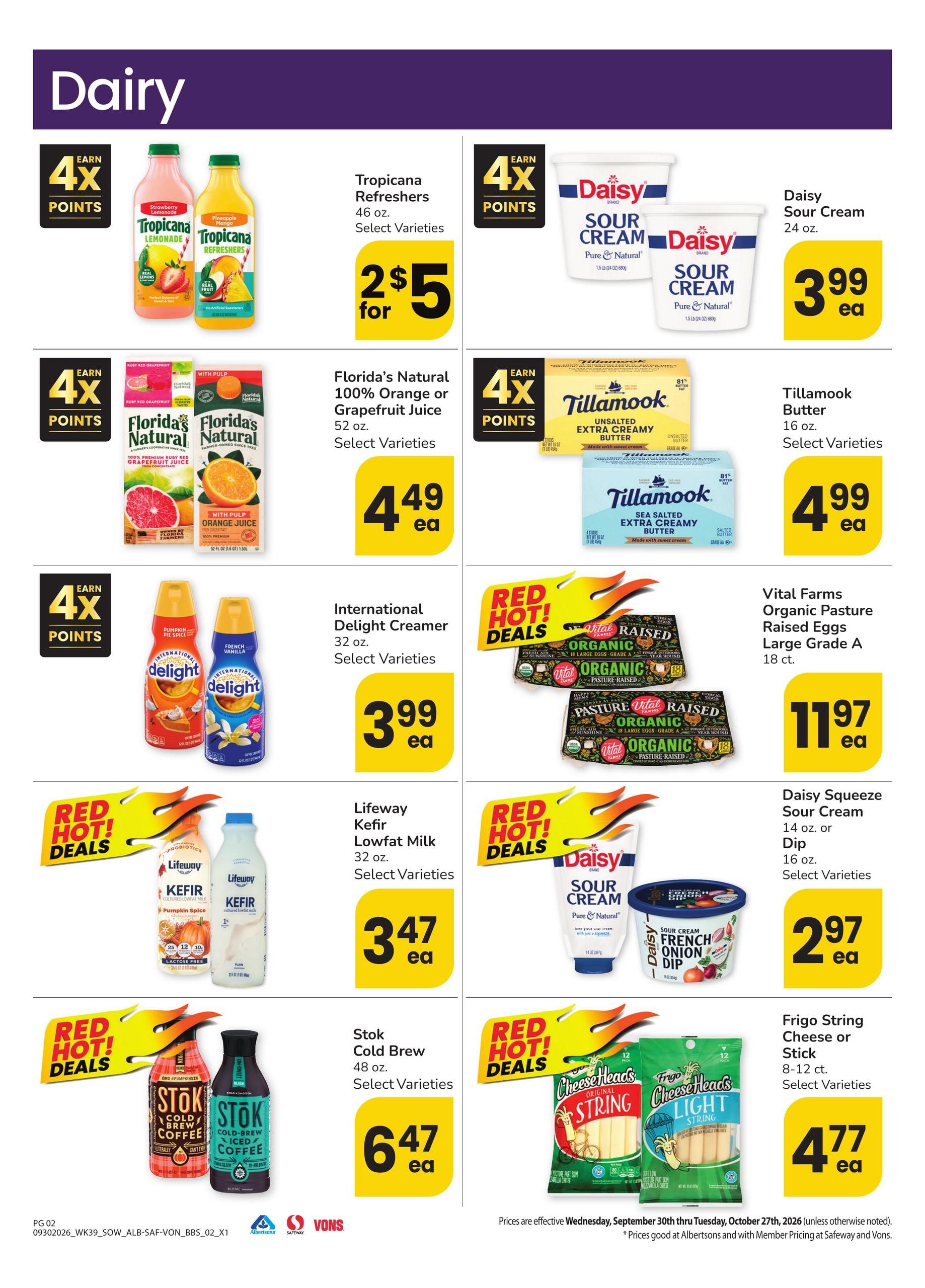 Albertsons Big Book of Savings Weekly Ad September 30 - October 27, 2026