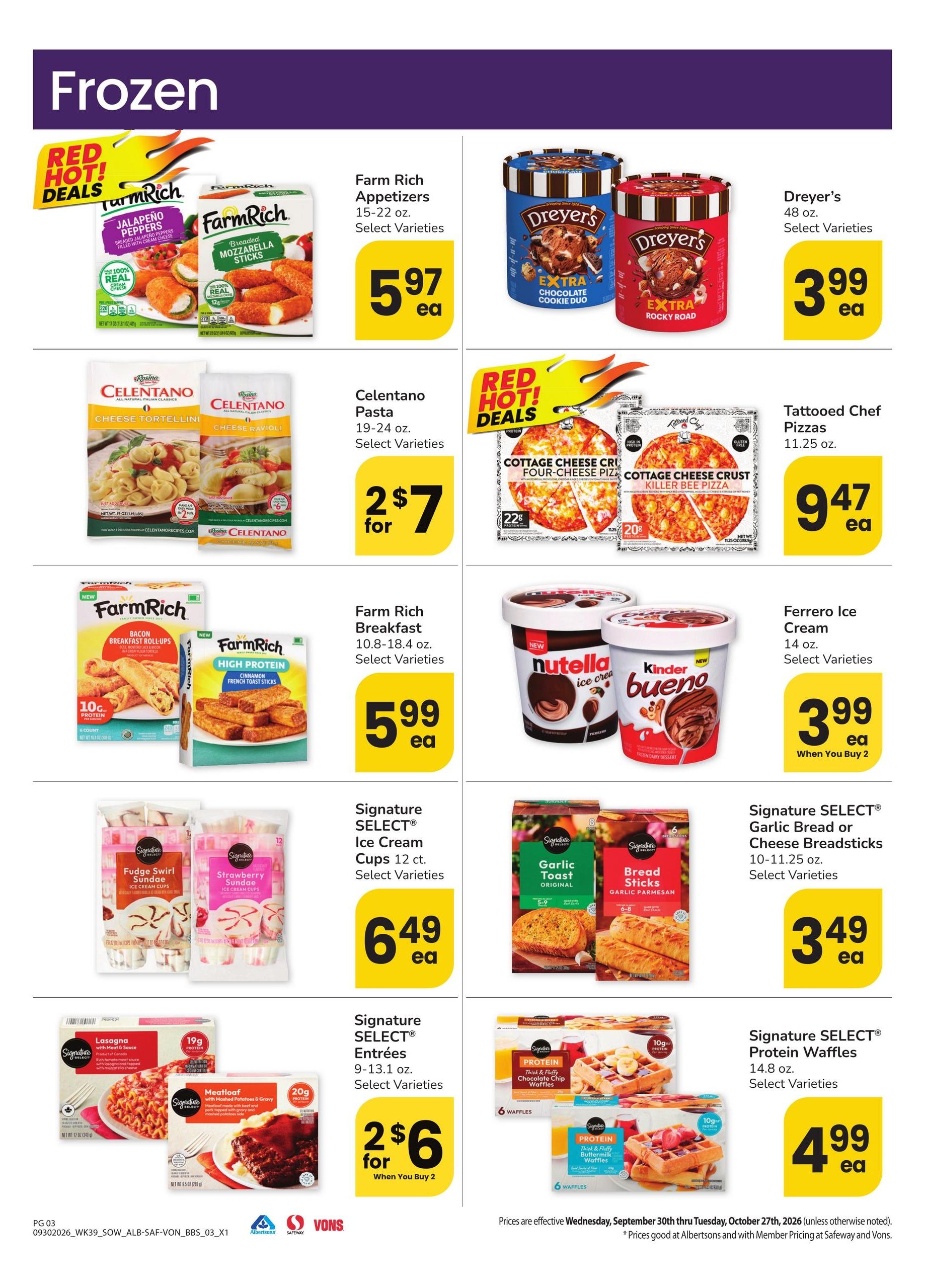 Albertsons Big Book of Savings Weekly Ad September 30 - October 27, 2026