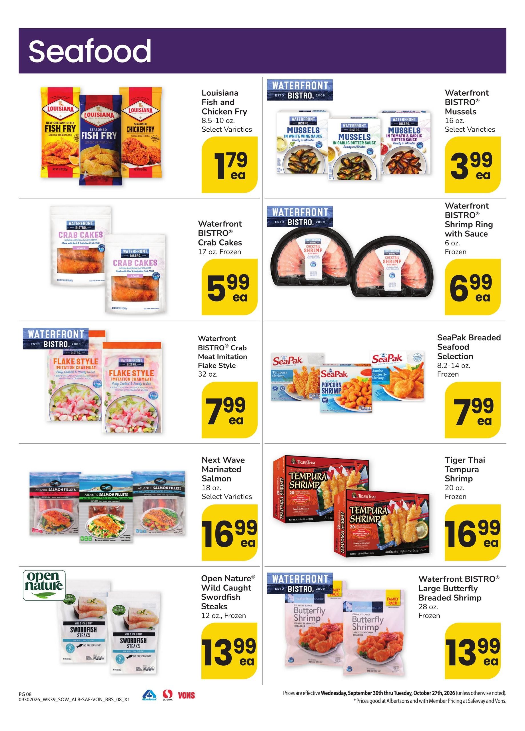 Albertsons Big Book of Savings Weekly Ad September 30 - October 27, 2026