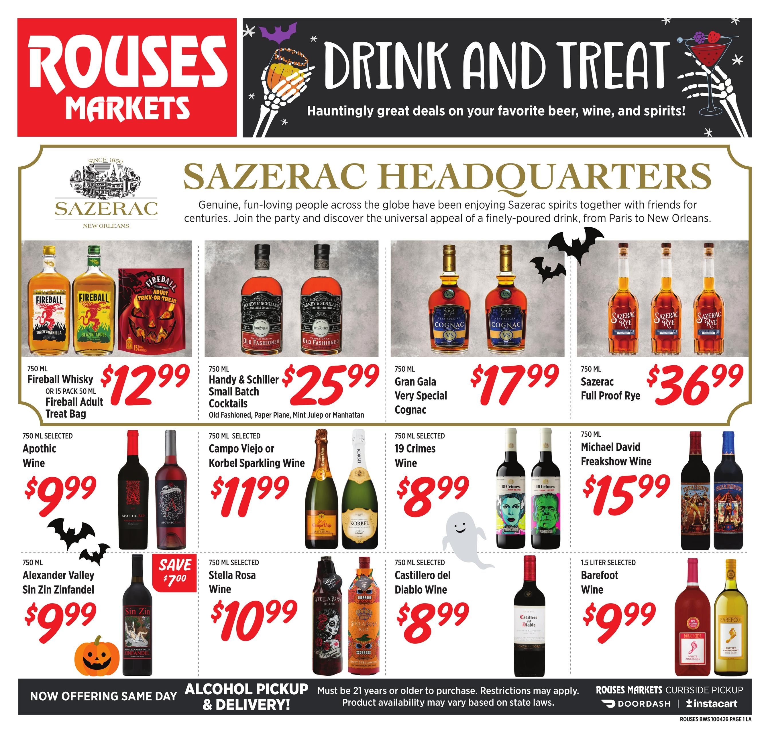 Rouses Supermarkets (Albany Area, LA) Weekly Ad September 30 - November 4, 2026