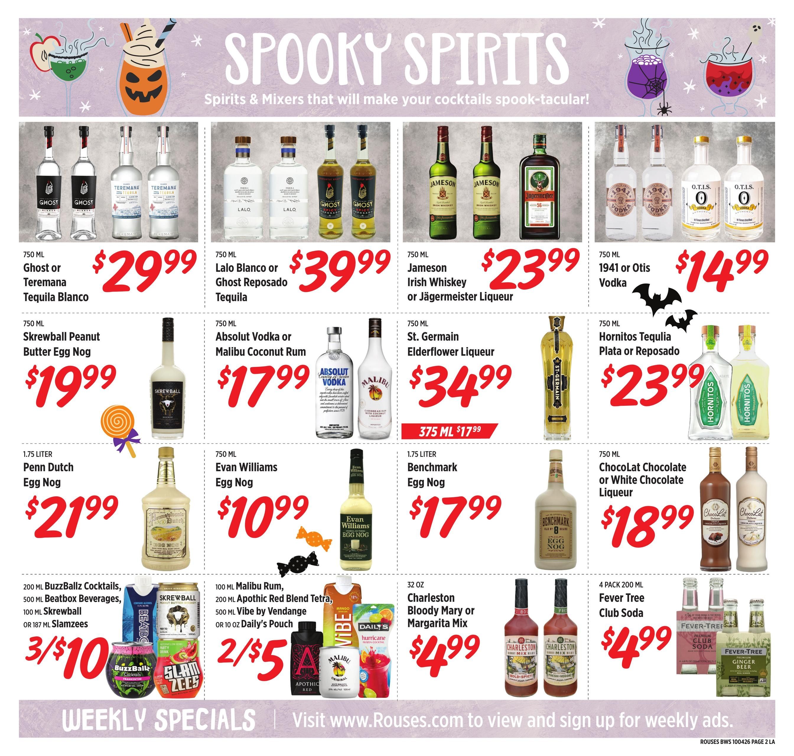 Rouses Supermarkets (Albany Area, LA) Weekly Ad September 30 - November 4, 2026