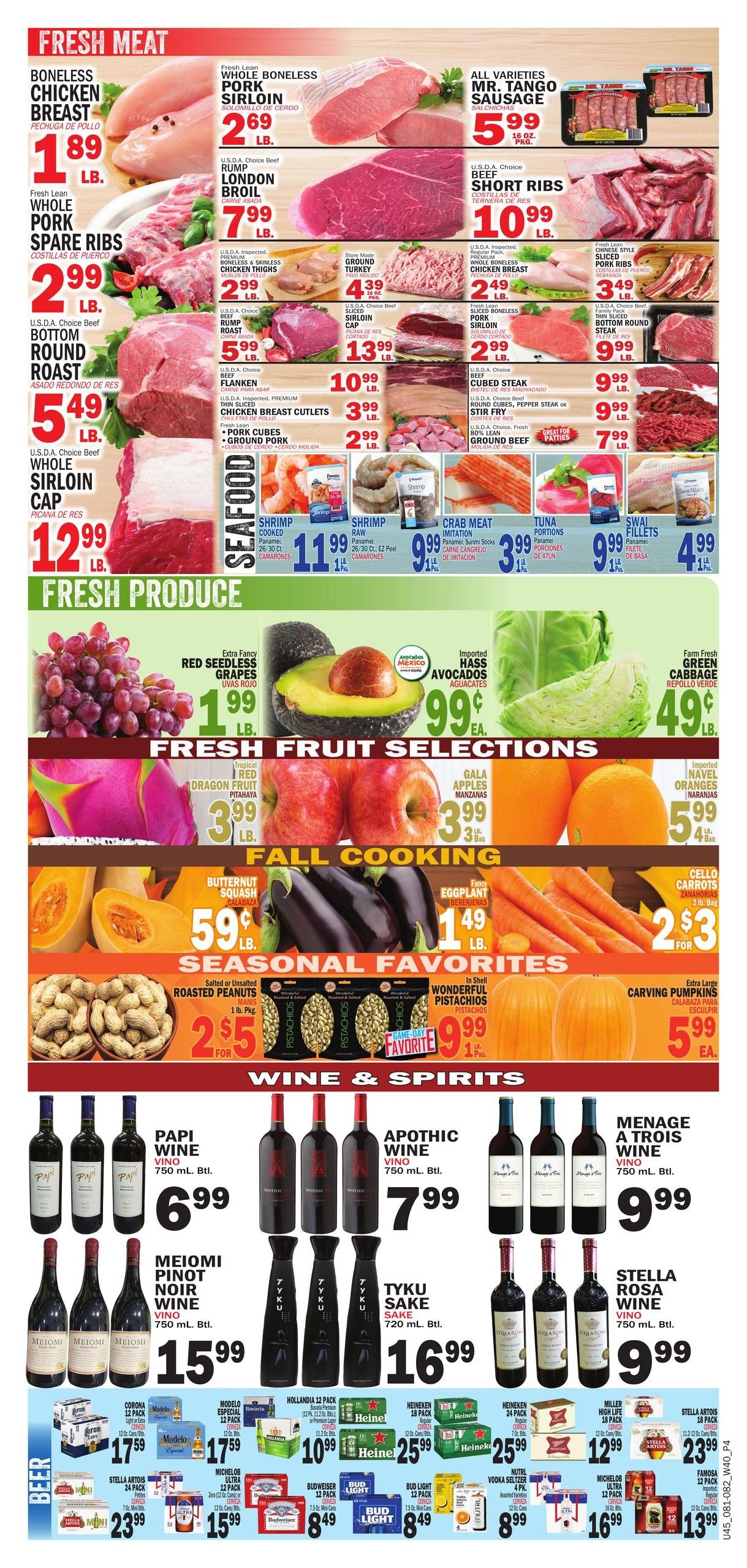 Bravo Supermarket (Davie Area, FL) Bravo Florida Weekly Weekly Ad October 1 - 7, 2026