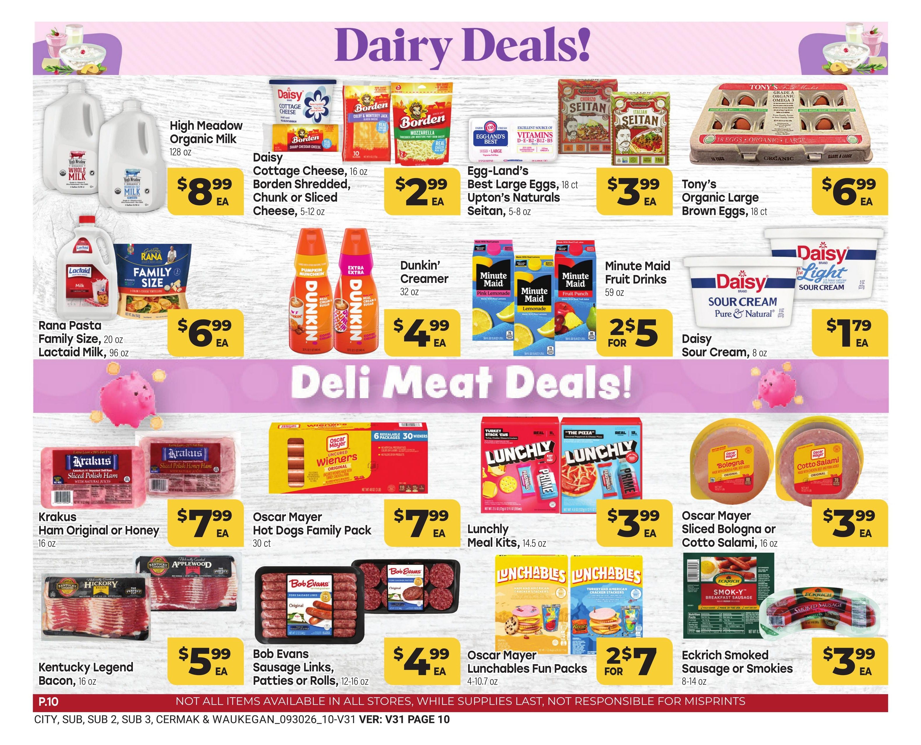 Tony's Fresh Market Weekly Ad September 30 - November 3, 2026