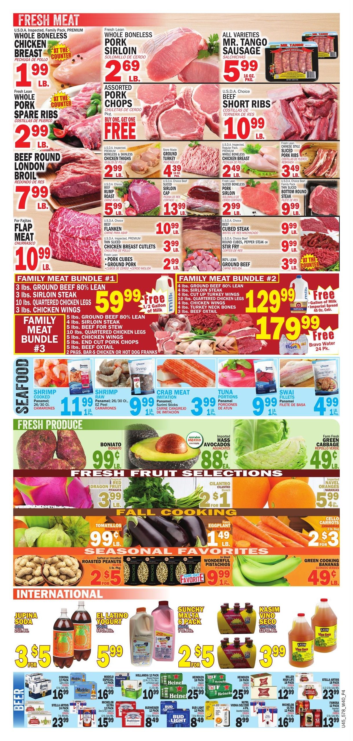 Bravo Supermarket (St. Petersburg Area, FL) Bravo Florida Weekly Weekly Ad October 1 - 7, 2026