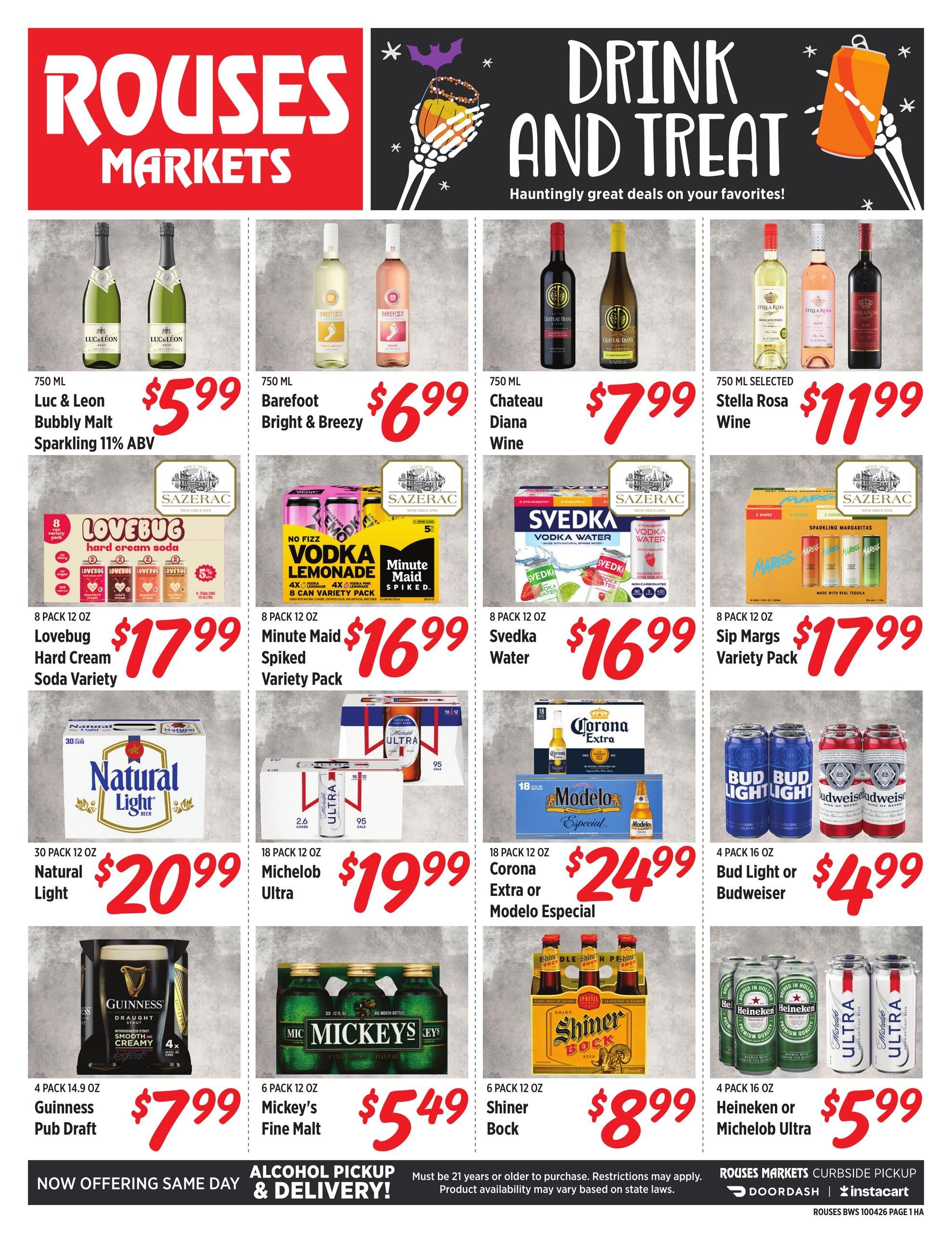Rouses Supermarkets (Bassfield Area, MS) Weekly Ad September 30 - November 4, 2026